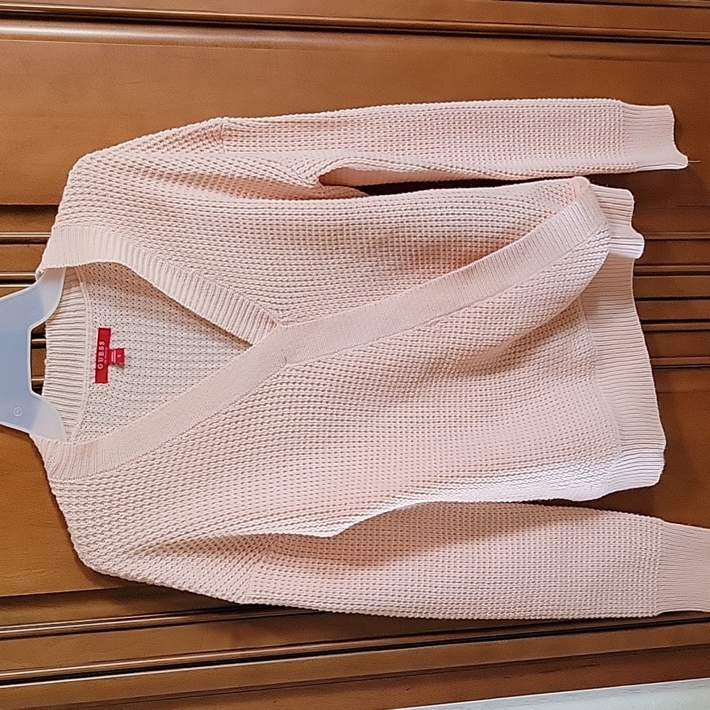 Guess pink sweater